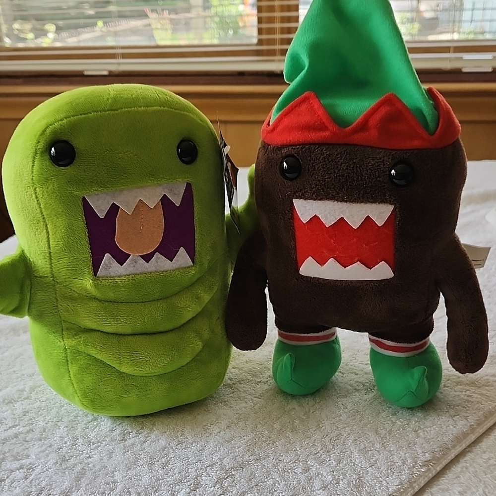 Domo Ghostbusters Slimer And Domo Elf Plush